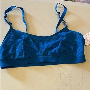 Lace Bralette in Teal medium new
